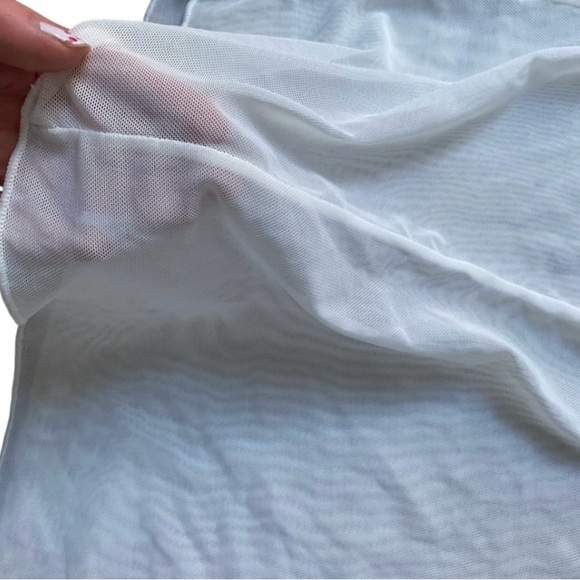 sheer floral embroidery lingerie babydoll cami - Picture 3 of 5